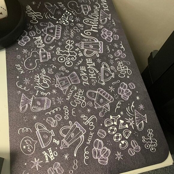 NEW Coffee Mat, Hide Stain Coffee Bar Mat for Countertop - Picture 4 of 8